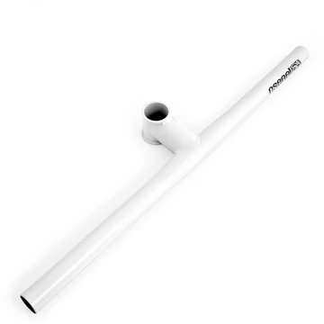 CSEPEL KORMÁNY SZIMBIÓTA-MACARONI CR-MO 480/80MM FEHÉR INTEGRÁLT KORMÁNY