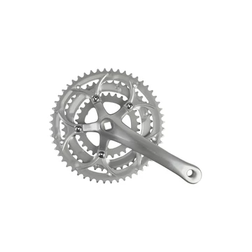 HAJTÓMŰ ALU 170MM 52/42/30T VERSENY/MOUNTAIN BIKE - 8 SEBESSÉGES EZÜST HAJTÁS