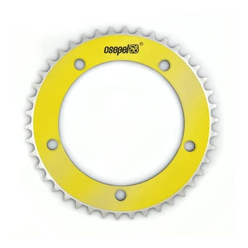 CSEPEL LÁNCTÁNYÉR 46T 1/8 ALU CSEPEL FESTETT SÁRGA HAJTÁS
