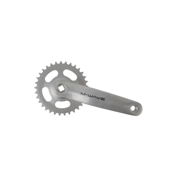 HAJTÓMŰ 170MM 33T ACÉL/ALU M-WAVE EZÜST HAJTÁS
