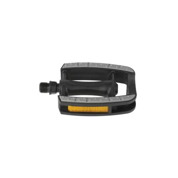 PEDÁL 9/16" NON-SLIP MŰANYAG M-WAVE - CRMO TENGELY GOLYÓS + PRIZMA FEKETE / SZÜRKE PEDÁL