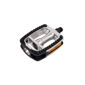 PEDÁL 9/16" NON-SLIP ALU UNION SP-812 GOLYÓS + PRIZMA EZÜST / FEKETE PEDÁL