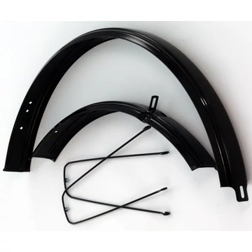 SÁRVÉDÖ E+H+PÁLCA 24" ACÉL MOUNTAIN BIKE FEKETE HAZAI SÁRVÉDŐ