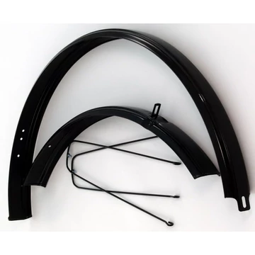 SÁRVÉDÖ E+H+PÁLCA 26" ACÉL MOUNTAIN BIKE FEKETE HAZAI SÁRVÉDŐ