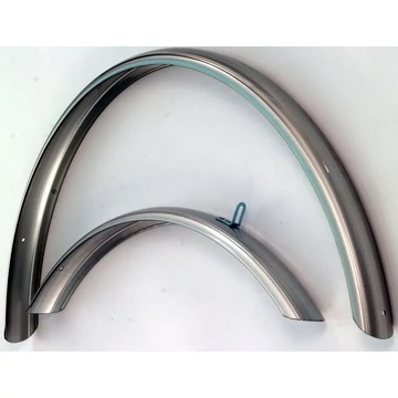 SÁRVÉDŐPÁR 26" ALUPLASZTIK RPZ ITALIA - MOUNTAIN BIKE 60MM EZÜST (TARTOZÉK NÉLKÜL) SÁRVÉDŐ