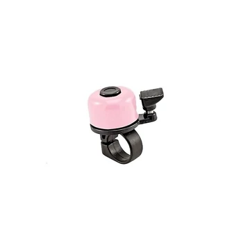 CSENGŐ MINI ACÉL DIN DIN - 34 MM RÓZSASZÍN CSENGŐ