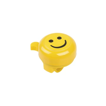 CSENGŐ GYERMEK ACÉL FIGURÁS M-WAVE SMILE - 55 MM SÁRGA CSENGŐ