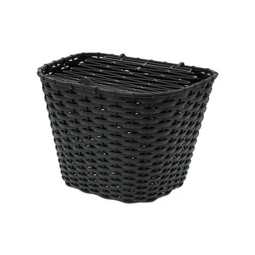 KOSÁR ELSŐ MŰANYAG FEDELES 36X29X25 CM + TARTOZÉK FEKETE (20DB/DOBOZ) KOSÁR