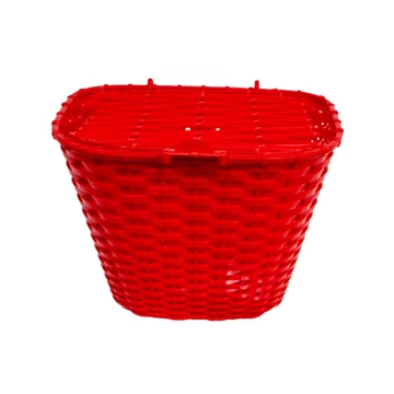 KOSÁR ELSŐ MŰANYAG FEDELES 36X29X25 CM + TARTOZÉK PIROS (30DB/DOBOZ) KOSÁR