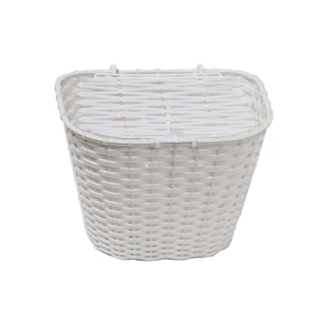 KOSÁR ELSŐ MŰANYAG FEDELES 36X29X25 CM + TARTOZÉK FEHÉR (30DB/DOBOZ) KOSÁR