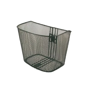 KOSÁR ELSŐ ACÉL SŰRŰSZÖVÉSŰ 35X25,5X26/24 CM + TARTOZÉK FEKETE KOSÁR