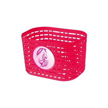 KOSÁR GYERMEK MŰANYAG LOVACSKÁS PINK KOSÁR