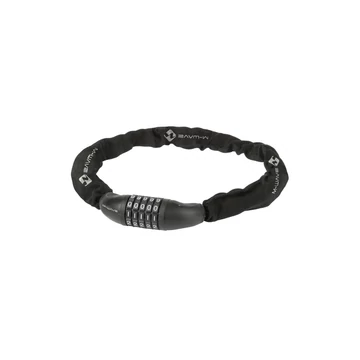 ZÁR LÁNCSZEMES SZÁMKOMBINÁCIÓS 6 X  850 MM - M-WAVE FEKETE LAKAT