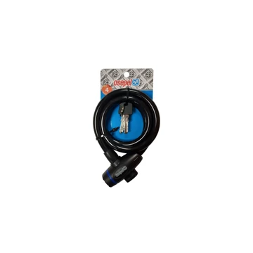 ZÁR KÁBEL KULCSOS 12 X 1200 MM - CSEPEL FEKETE (15DB/DOBOZ) LAKAT