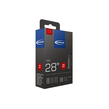 TÖM 700X18-25C (18/25-622/630) SCHWALBE SV20 EXTRA LIGHT - 40MM DOBOZOS TÖMLŐ