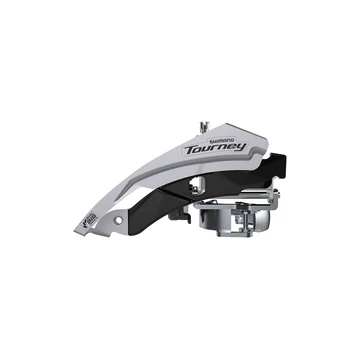VÁLTÓ ELSŐ 31,8/34,9 DUAL 48T SHIMANO TOURNEY TY601 EZÜST / FEKETE VÁLTÓ