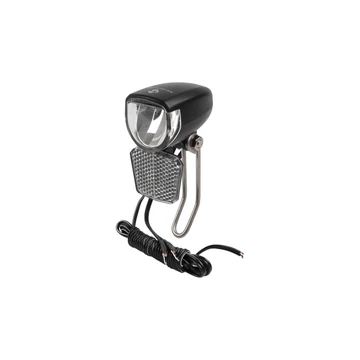 LÁMPA ELSŐ AGYDINAMÓS 1 LED M-WAVE APOLLON D 30LUX (KAPCSOLÓS) FEKETE VILÁGÍTÁS