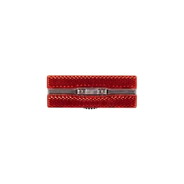 LÁMPA HÁTSÓ ELEMES 2 LED CSOMAGTARTÓRA (50-80 MM) - M-WAVE HELIOS PIROS VILÁGÍTÁS