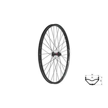 FŰZÖTT ELSŐ KERÉK KLS VALOR 3 DSC F, 28/29", BLACK FŰZÖTT KERÉK