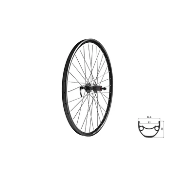 FŰZÖTT HÁTSÓ KERÉK KLS DRAFT DSC 23 R, 28/29", BLACK FŰZÖTT KERÉK