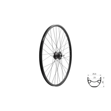 FŰZÖTT ELSŐ KERÉK KLS DRAFT DSC 23 DYNAMO, 28/29", BLACK FŰZÖTT KERÉK