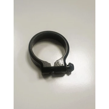 SEAT CLAMP SC-A 39.0 UPPER CHAMPER, BLACK W/SCREW AND SPACER, BLACK NYEREG