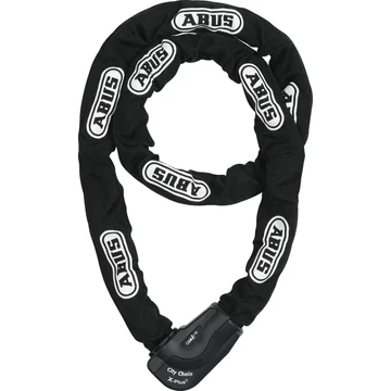 ABUS láncos lakat Granit CityChain XPlus 1060/170, XPlus zárszerkezettel, fekete LAKAT