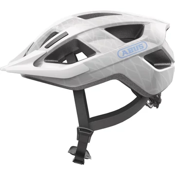 ABUS kerékpáros városi sisak Aduro 3.0 LED, In-Mold, white art L (58-62 cm) SISAK