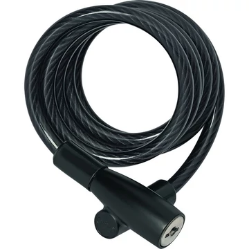 ABUS spirál lakat 3506K/180, fekete (07356 cikkszámú - 1950/180 helyettesítő) LAKAT