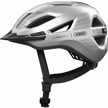ABUS kerékpáros városi sisak Urban-I 4.0 LR, In-Mold, signal silver,S (51-55 cm) SISAK