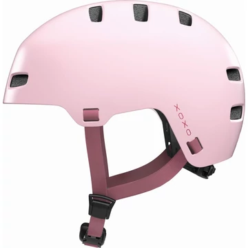 ABUS kerékpáros városi sisak Xoxo, strawberry rose M (54-58 cm) SISAK