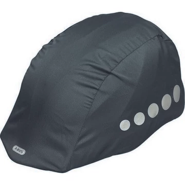 ABUS Lumino biztonsági fényvisszaverős sisak esővédő Raincap, unisex, fekete RUHÁZAT