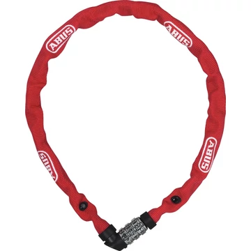 ABUS láncos lakat számzárral Web 1200/60, piros LAKAT