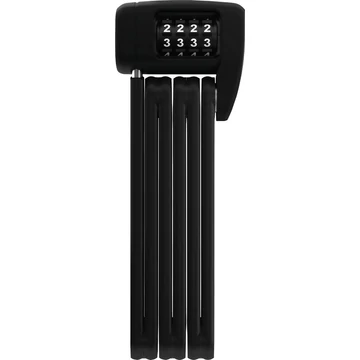 ABUS hajtogatható lakat számzárral BORDO Lite 6055C/85, SH tartóval, Selle Royal kompatibilitis, fekete LAKAT