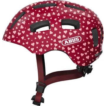 ABUS kerékpáros gyerek sisak Youn-I 2.0, In-Mold, cherry heart, S (48-54 cm) SISAK