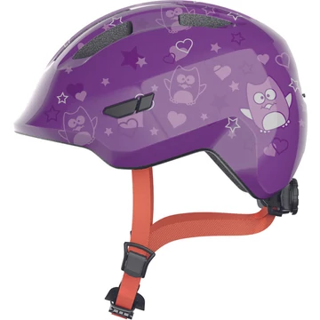 ABUS kerékpáros gyerek sisak Smiley 3.0, In-Mold, purple star, S (45-50 cm) SISAK