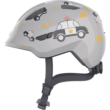 ABUS kerékpáros gyerek sisak Smiley 3.0, In-Mold, grey police, M (50-55 cm) SISAK