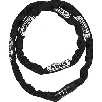 ABUS láncos lakat számzárral Steel-O-Chain 4804C/110, fekete LAKAT