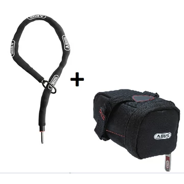 ABUS kiegészítő lánc ACH CLASSIC Adaptor Chain 5.5KS/85 patkó lakathoz és Alarmbox 2.0-hoz + ST5950, fekete LAKAT