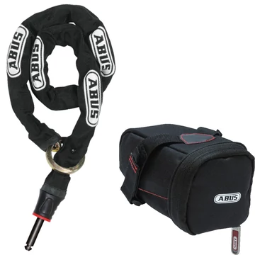 ABUS kiegészítő lánc ACH 2.0 Adaptor Chain 8KS/85 patkó lakathoz és Alarmbox 2.0-hoz + ST5950, fekete LAKAT