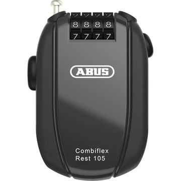 ABUS mini kábellakat számzárral Combiflex Rest, 105 cm, fekete LAKAT