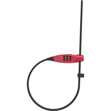 ABUS mini kábellakat számzárral Combiflex TravelGuard, 45 cm, piros LAKAT