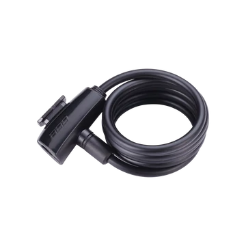 BBB Cycling kerékpáros spirál lakat BBL-61 QuickSafe, 8mmx150cm, fekete LAKAT
