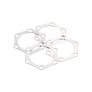 BBB Cycling kerékpáros féktárcsa alátét szett, BBS-130 Rotor, 6 csavaros, 4 db-os kiszerelés, ezüst TÁRCSAFÉK ALKATRÉSZEK
