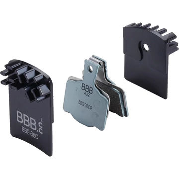 BBB Cycling kerékpáros hűtőbordás tárcsafék betét BBS-36C DiscStop Coolfin, hűtőborda + betét együtt, kompatibilis Magura MT2, MT4, MT6, MT8 TÁRCSAFÉK ALKATRÉSZEK