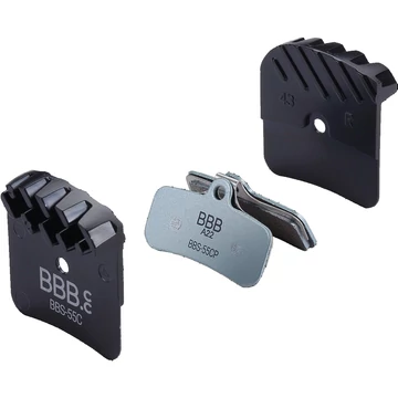 BBB Cycling kerékpáros hűtőbordás tárcsafék betét BBS-55C DiscStop Coolfin, hűtőborda + betét együtt, kompatibilis Shimano Saint TÁRCSAFÉK ALKATRÉSZEK