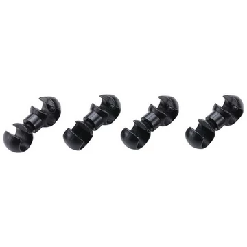 BBB Cycling kerékpáros távtartó bovdenekhez BCB-98 CableConnect, 4mm-es és 5mm-es bovdenekhez, fekete (4 db) FÉKKIEGÉSZÍTŐ