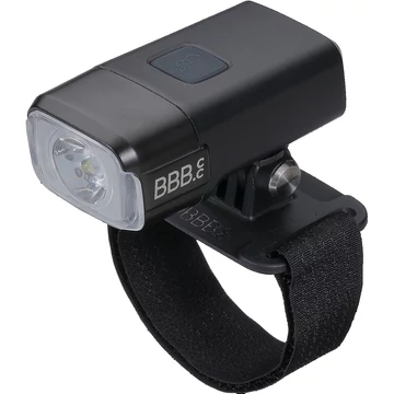 BBB Cycling kerékpáros első lámpa sisakra BLS-162 AdventureStrike, 600 lumen, 3 mód, micro USB tölthető 2000mAh akku, tépőzáras GoPro felfogatással VILÁGÍTÁS