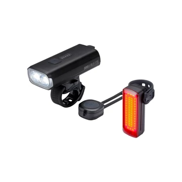 BBB Cycling kerékpáros lámpa szett BLS-176i StrikeDuo 1600 Combo + Signal PRO, vezeték nélküli VILÁGÍTÁS