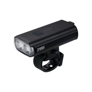 BBB Cycling kerékpáros első lámpa BLS-273i StrikeDuo 2100i, 2100 lumen, 8 mód, USB-C tölthető akku, gumis felfogatás, visszajelzővel, vezeték nélküli távirányítóval (BLS-178i) VILÁGÍTÁS